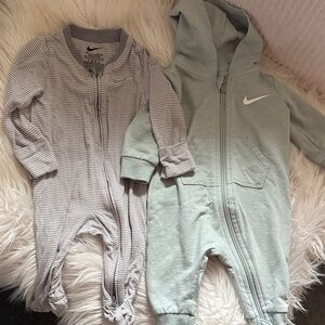 Nike Baby  - Striped Gray and Soft Green